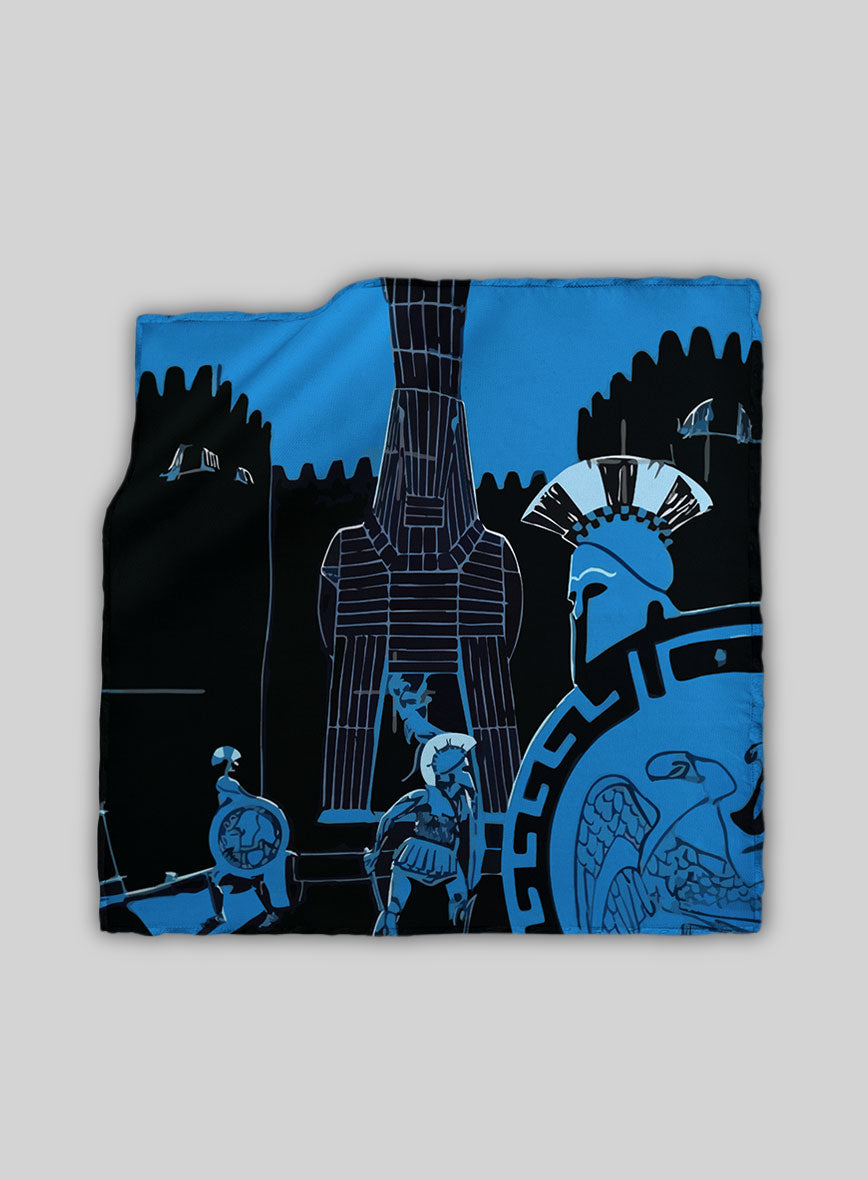 Troia Notturna Silk Pocket Square - StudioSuits