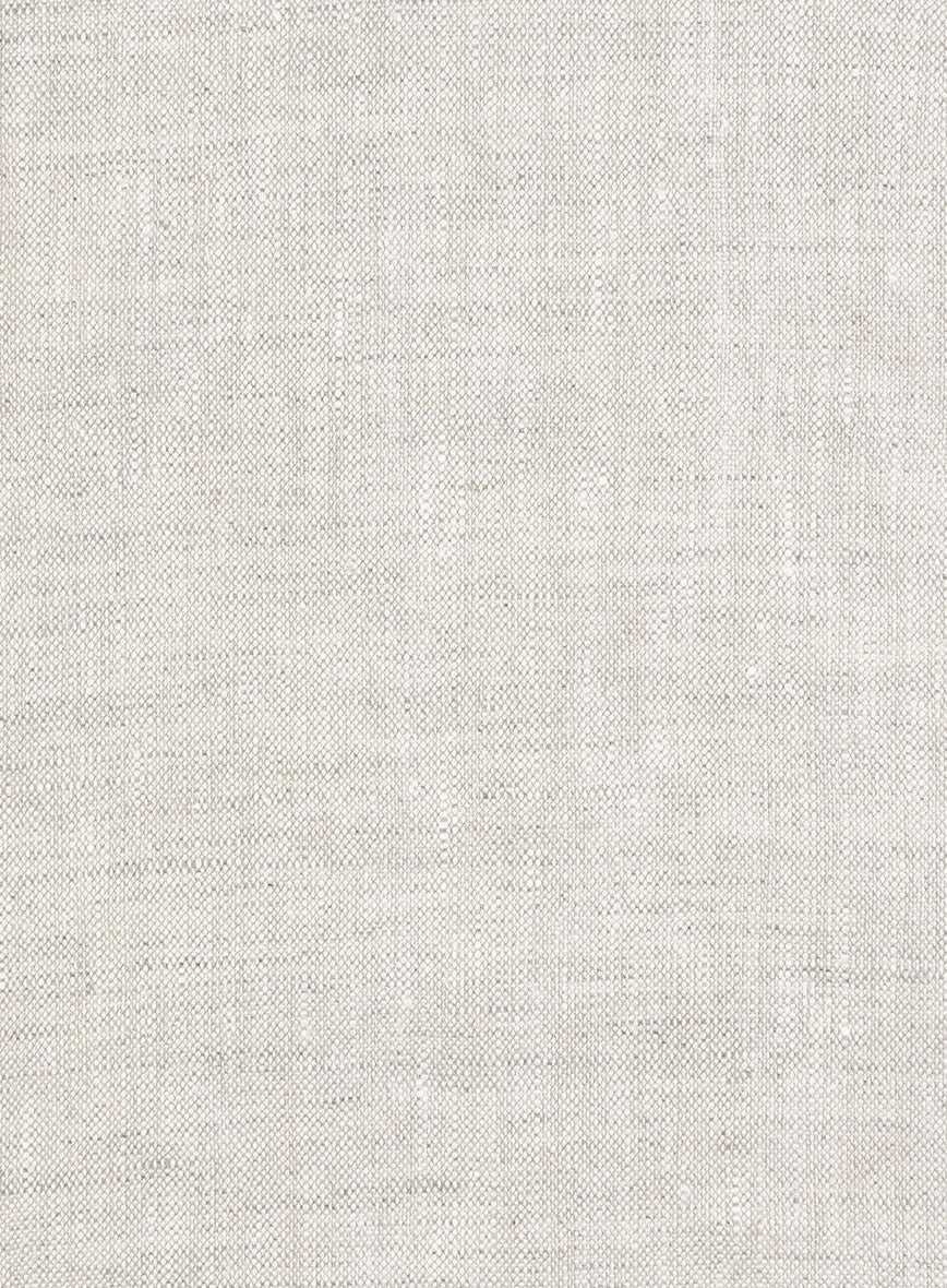 Tropical Beige Linen Cargo Pants - StudioSuits