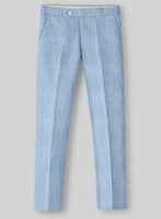 Tropical Blue Linen Suit - StudioSuits