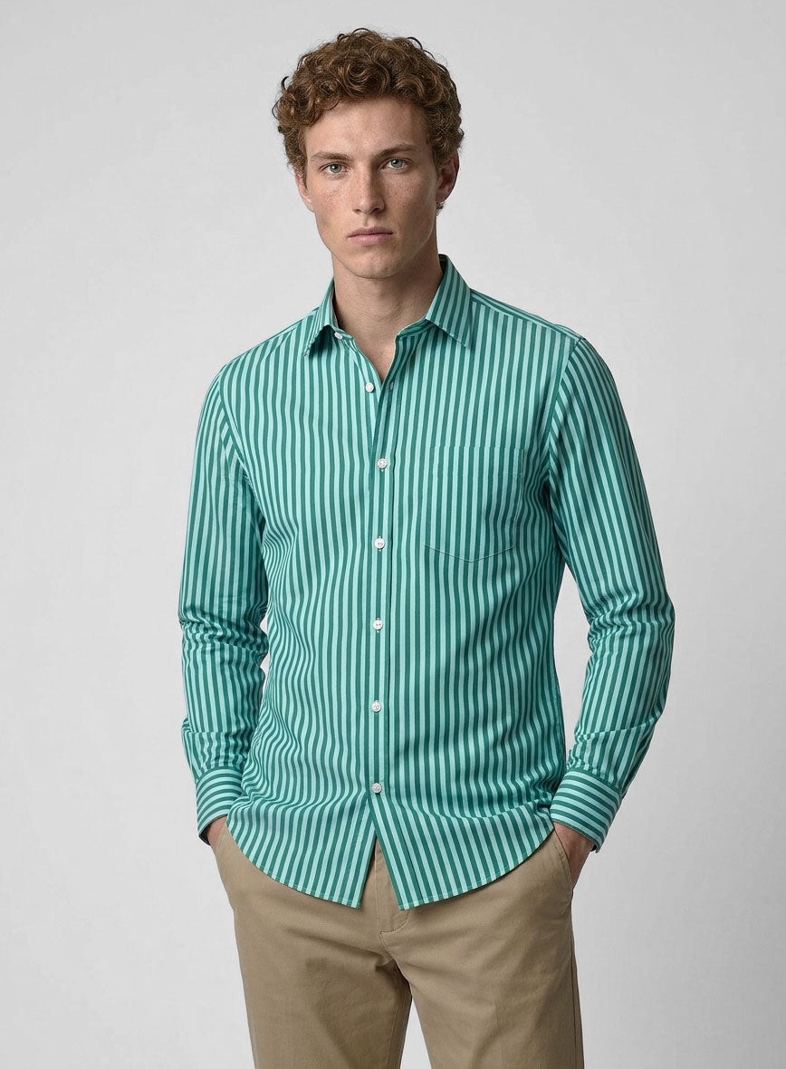 Tropical Tide Cotton Shirt - StudioSuits