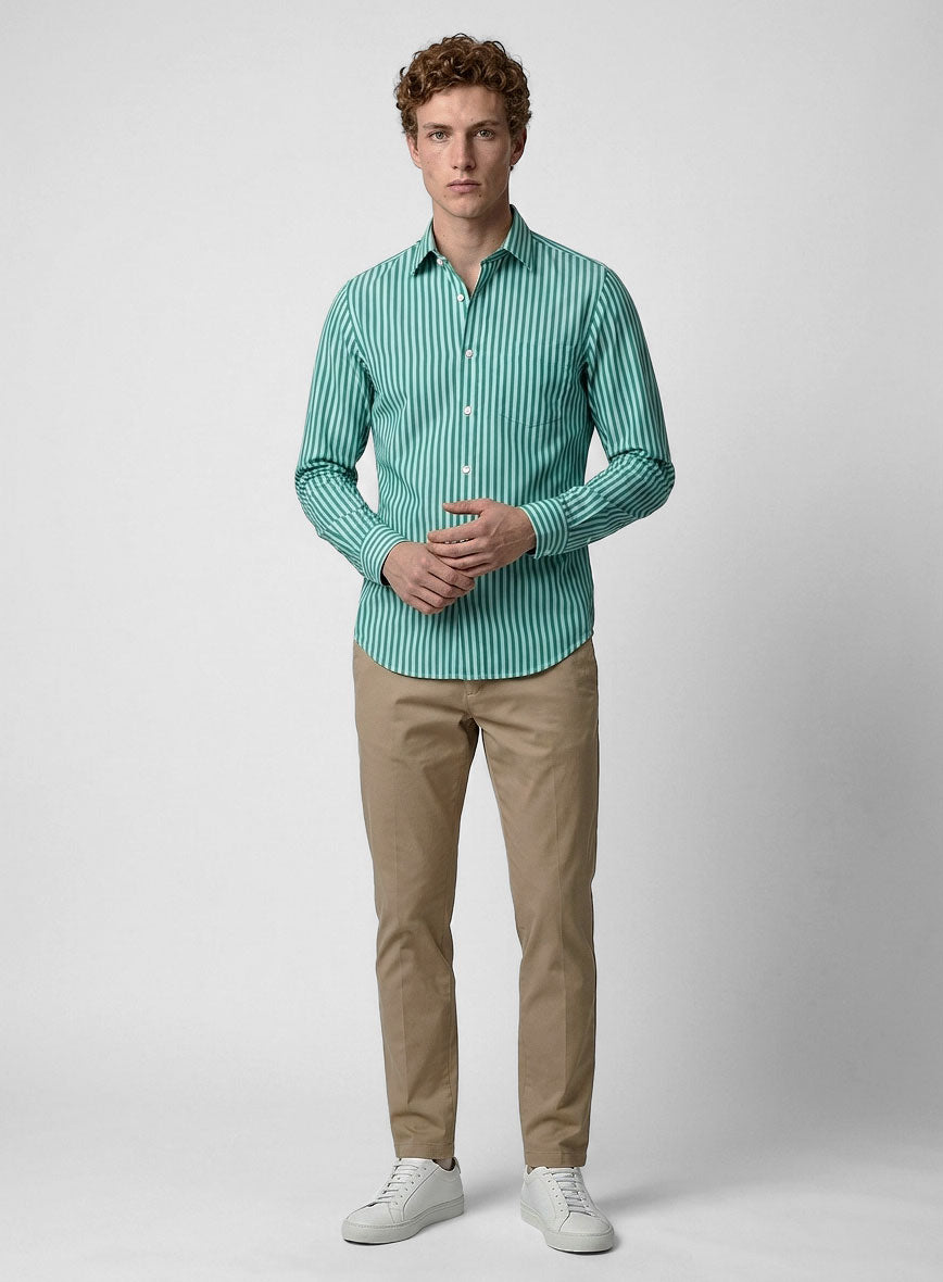 Tropical Tide Cotton Shirt - StudioSuits