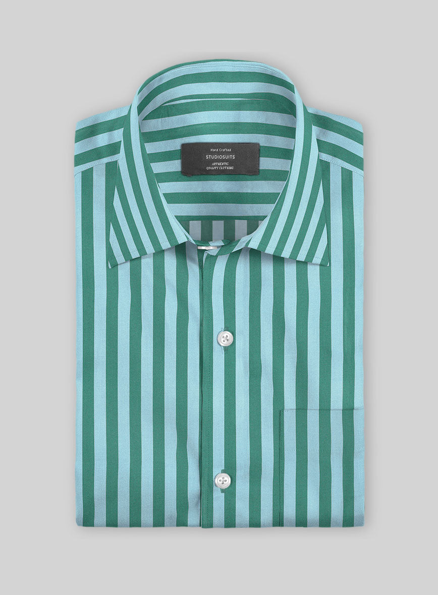 Tropical Tide Cotton Shirt - StudioSuits