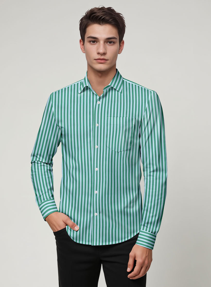 Tropical Tide Cotton Shirt - StudioSuits