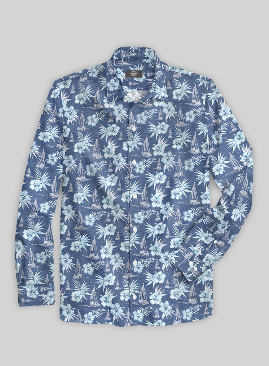 Tropic Sail Cotton Shirt - StudioSuits