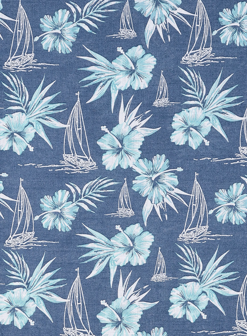 Tropic Sail Cotton Shirt - StudioSuits