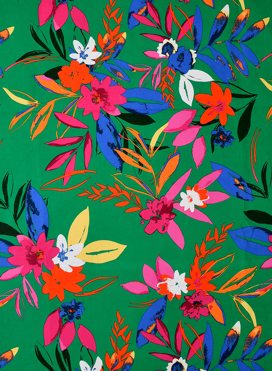 Tropic Vibe Cotton Lycra Shirt - StudioSuits