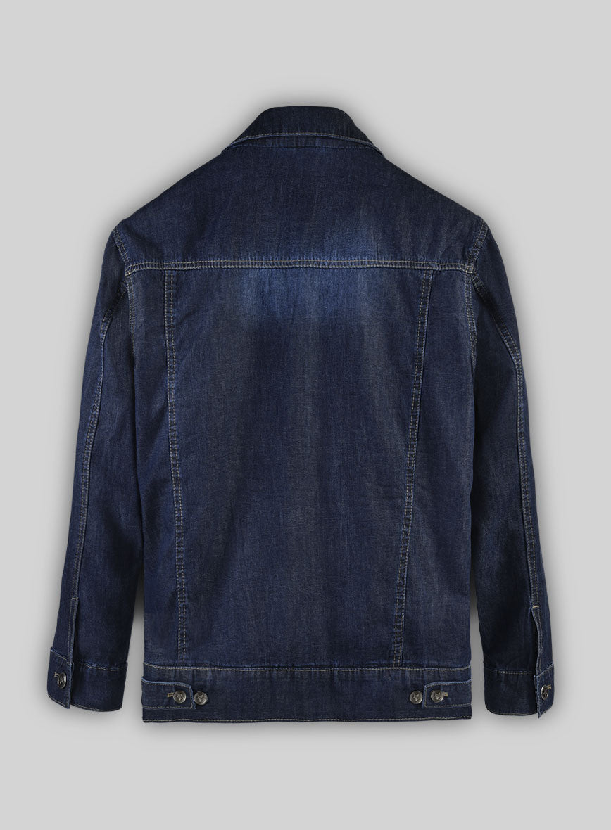 Trucker Blue Bastion Denim Jacket - StudioSuits