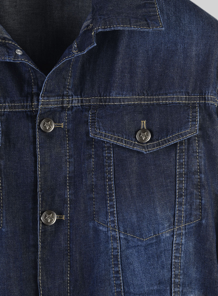 Trucker Blue Bastion Denim Jacket - StudioSuits