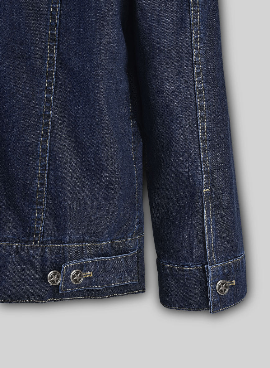 Trucker Blue Bastion Denim Jacket - StudioSuits