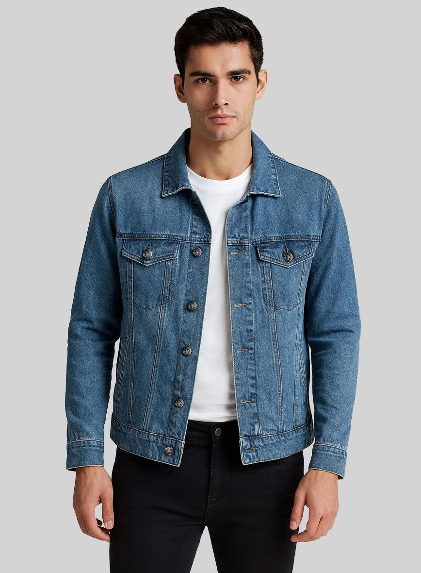 Trucker Blue Vista Denim Jacket - StudioSuits