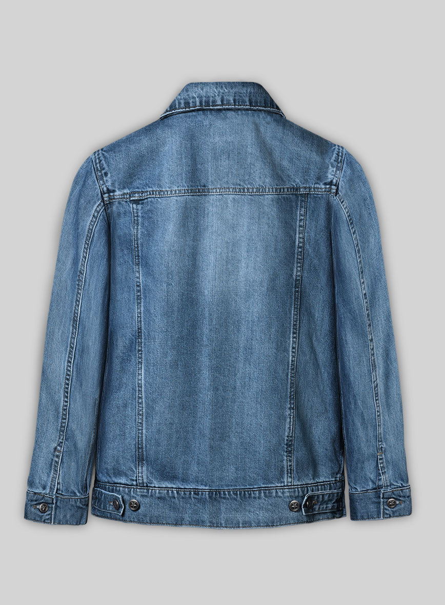 Trucker Blue Vista Denim Jacket - StudioSuits