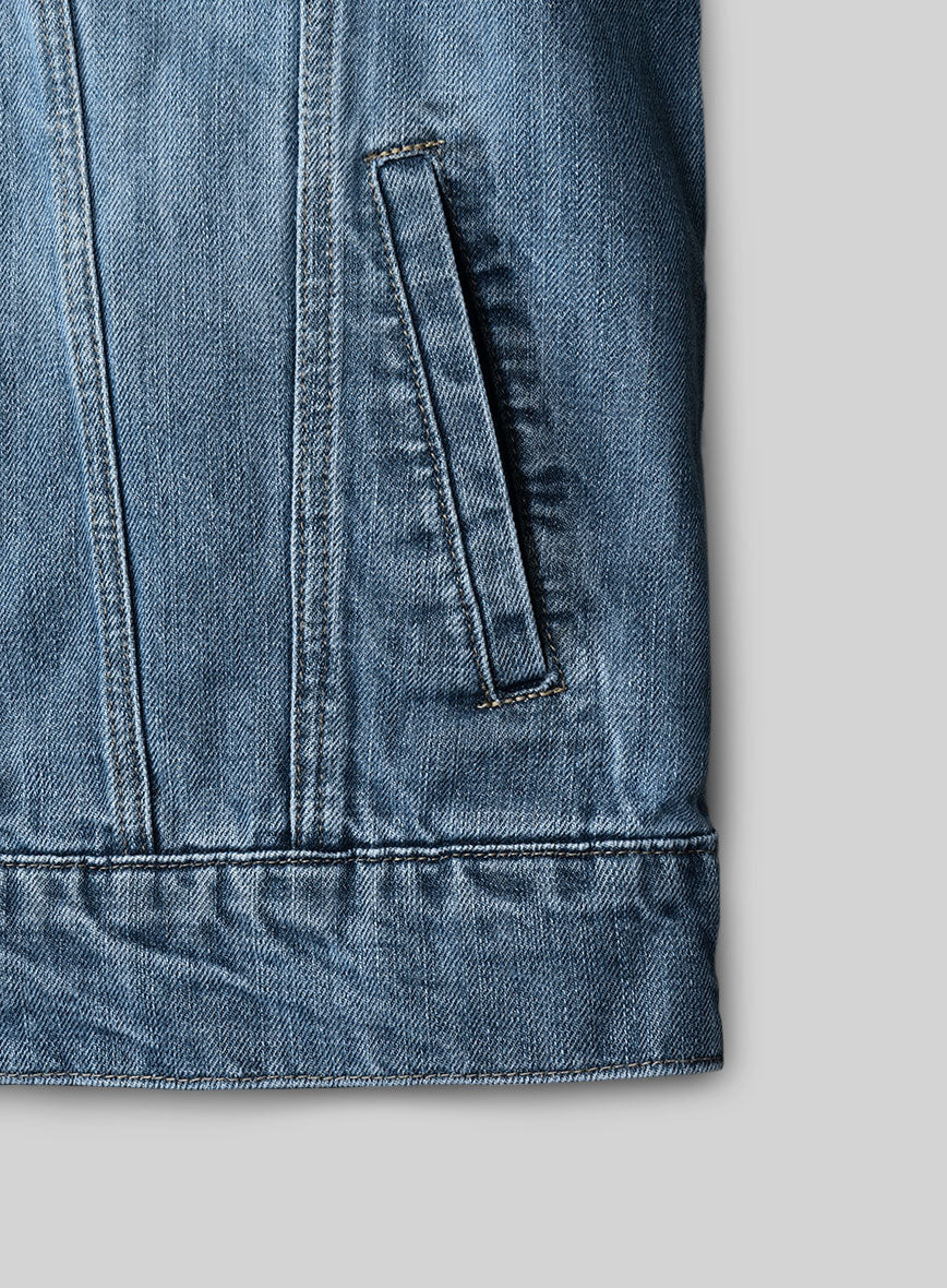 Trucker Blue Vista Denim Jacket - StudioSuits