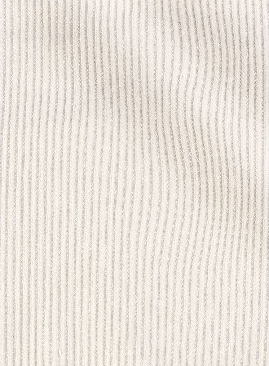 Trucker Ivory Corduroy Shirt - StudioSuits