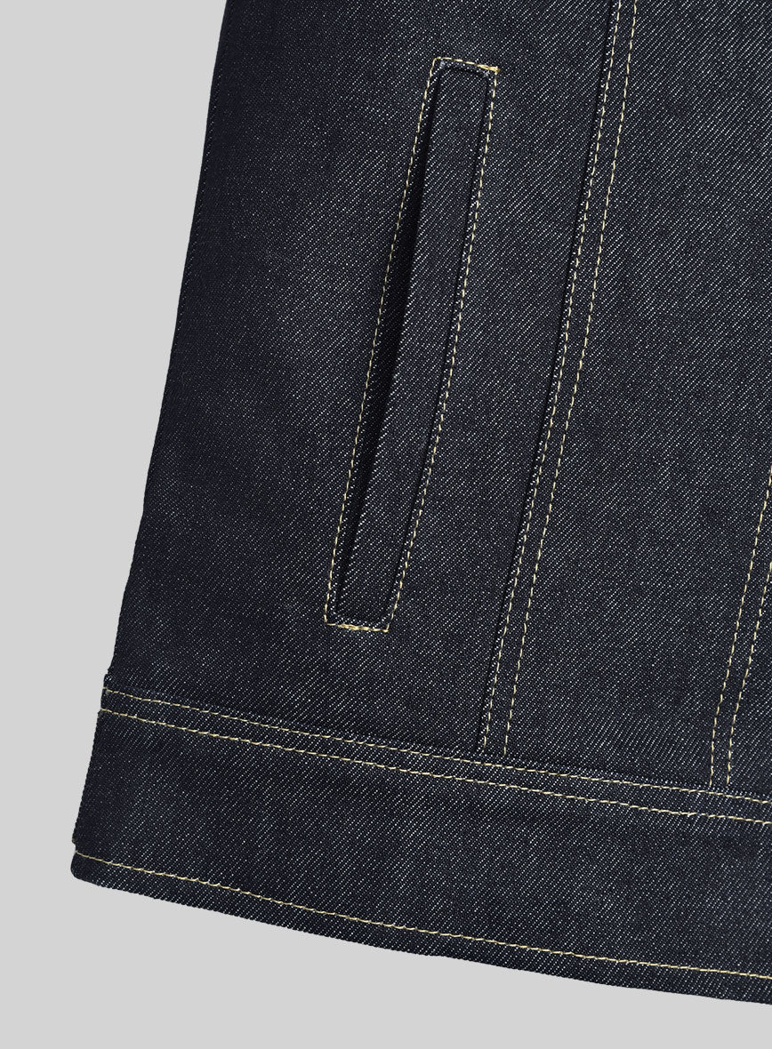 Trucker Selvedge Denim Jacket - StudioSuits