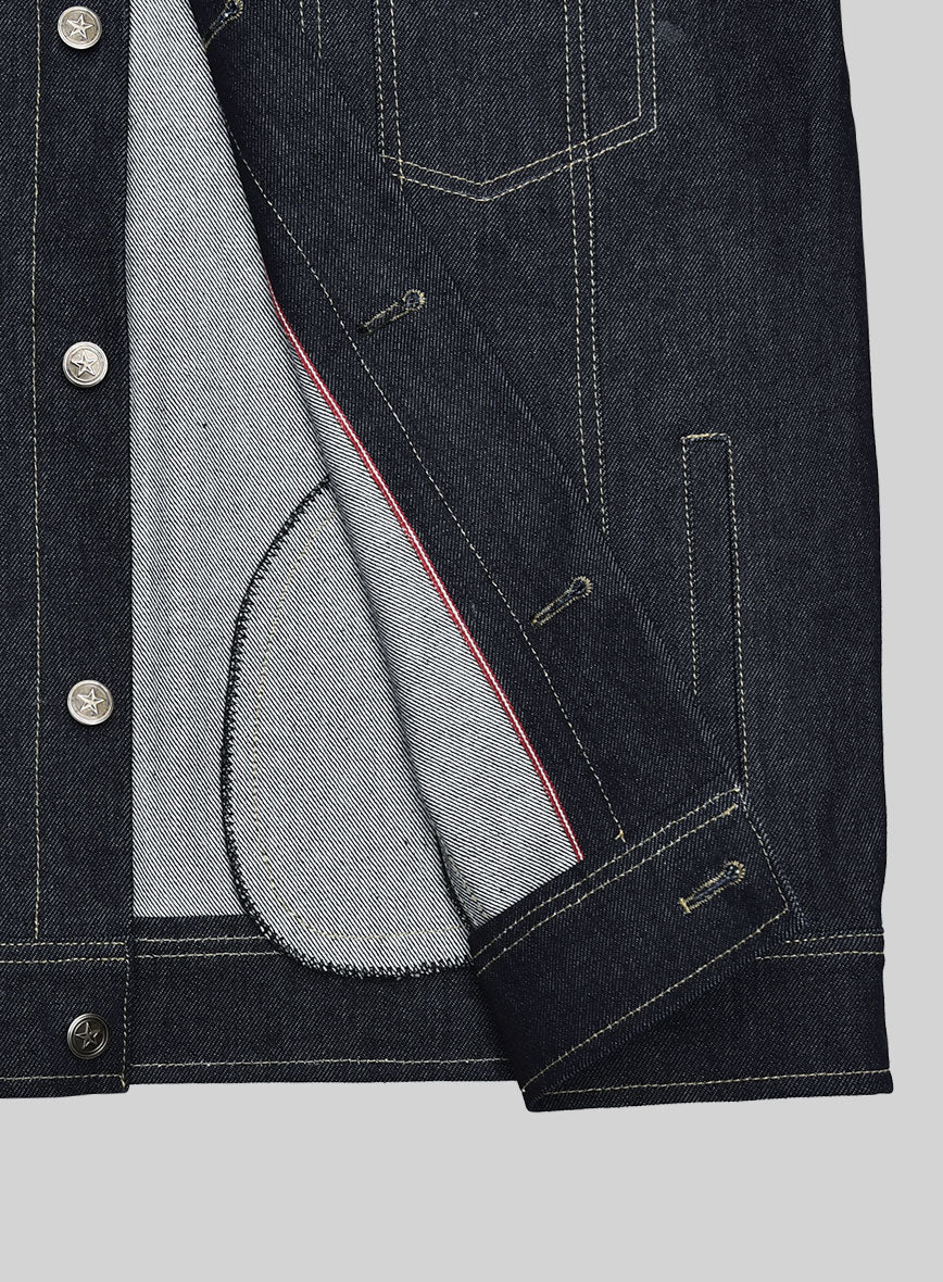 Trucker Selvedge Denim Jacket - StudioSuits