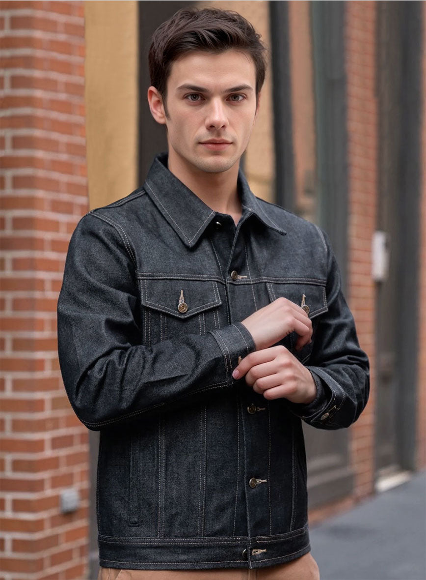 Trucker Selvedge Denim Jacket - StudioSuits