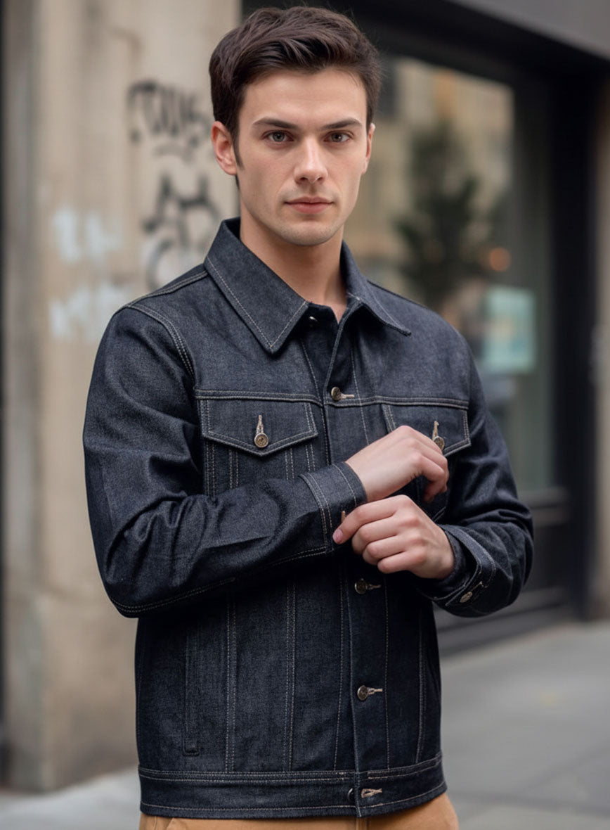 Trucker Selvedge Denim Jacket - StudioSuits