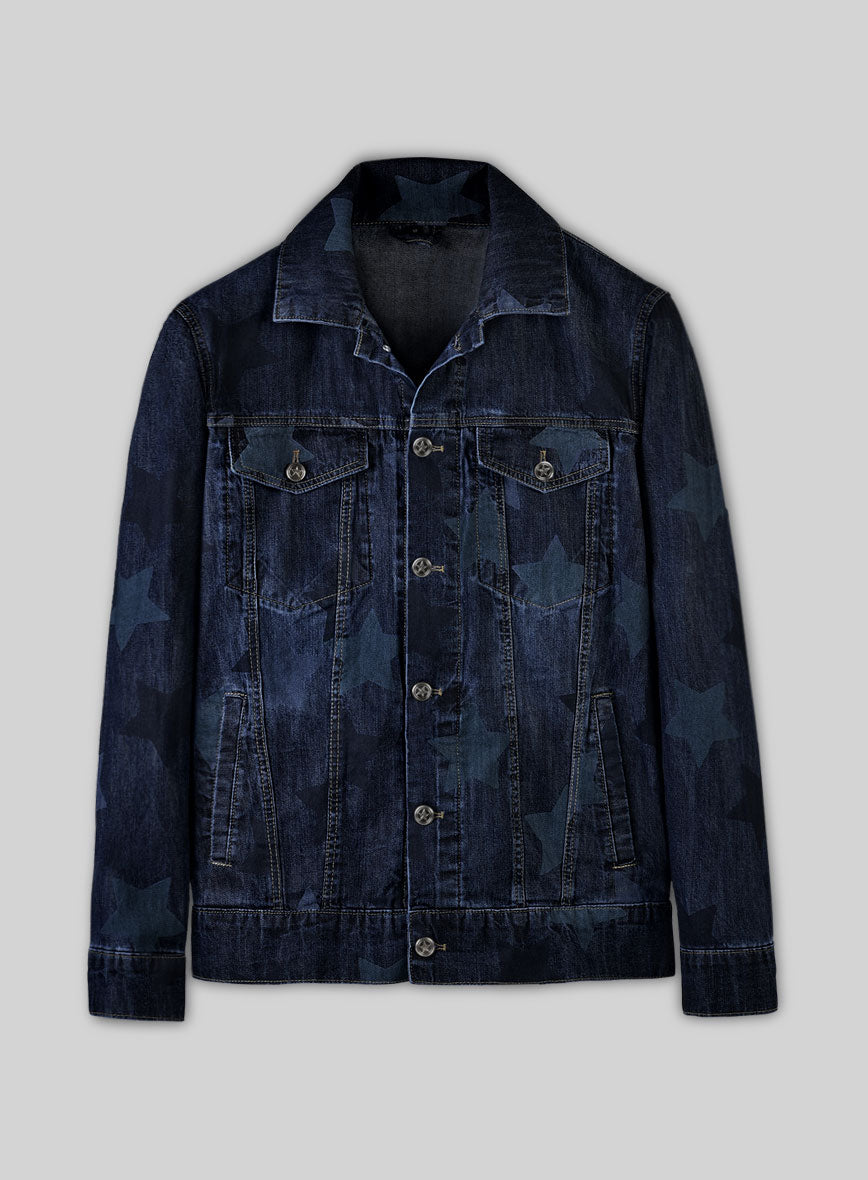 Trucker Starfade Indigo Denim Jacket - StudioSuits