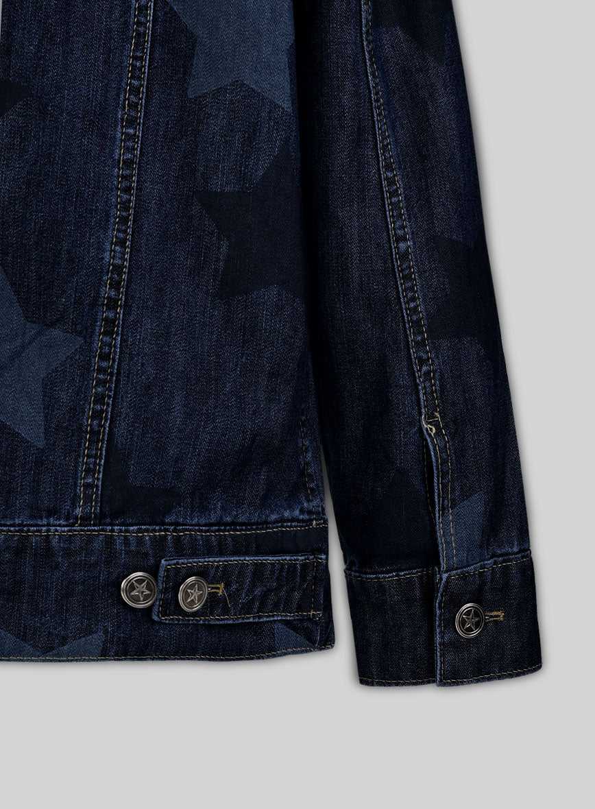Trucker Starfade Indigo Denim Jacket - StudioSuits