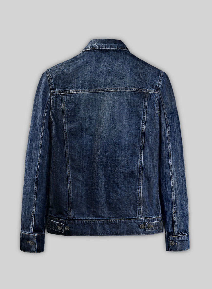 Trucker Vintage Blue Denim Jacket - StudioSuits