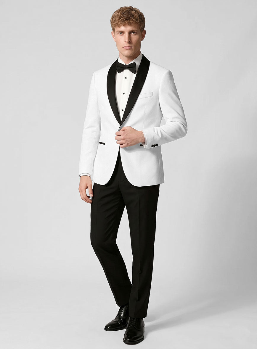 Tuxedo Suit - White Jacket Black Trouser - StudioSuits