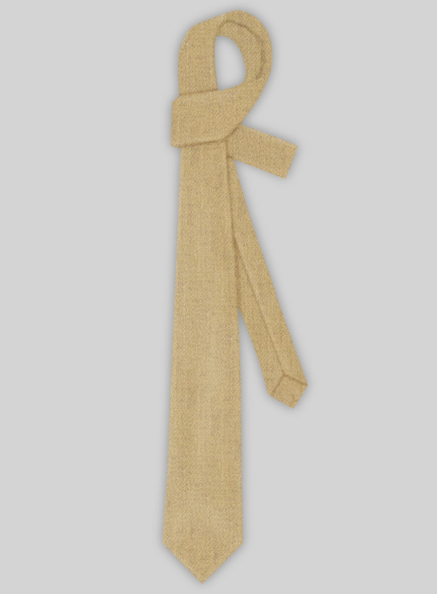 Tweed Tie - Naples Sahara Beige - StudioSuits