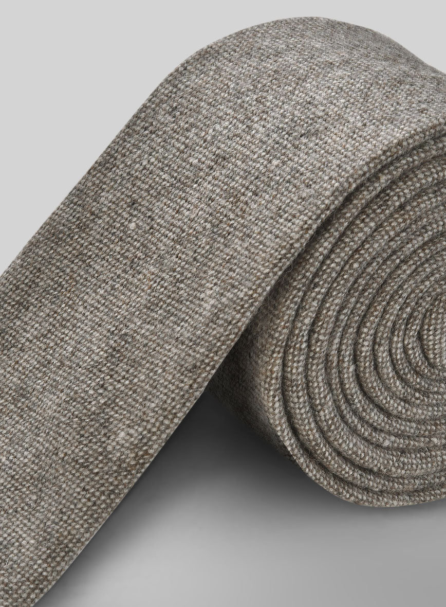 Tweed Tie - Light Weight Brown - StudioSuits