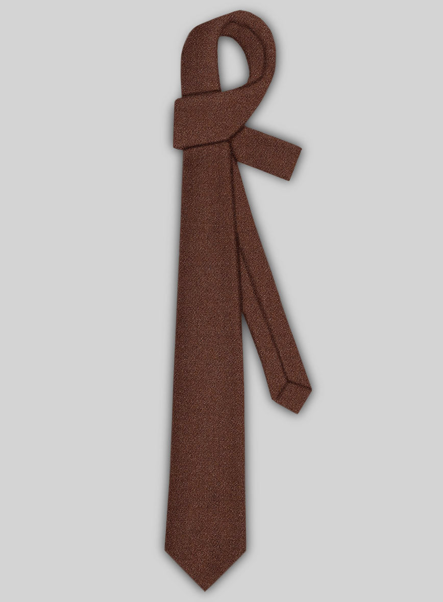 Tweed Tie - Naples Chestnut - StudioSuits