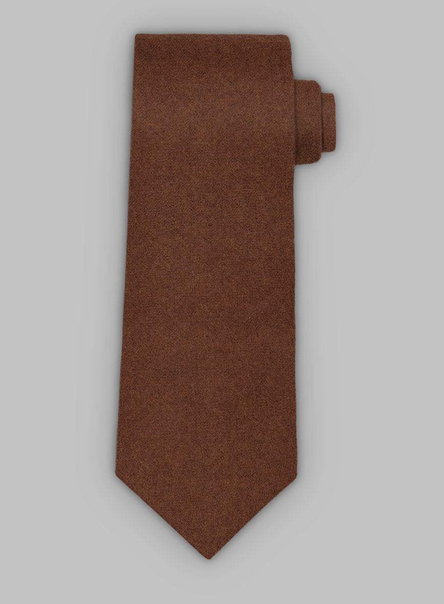 Tweed Tie - Naples Prego Rust - StudioSuits