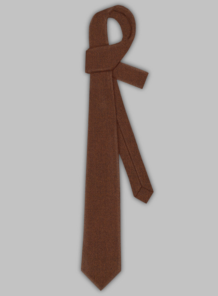 Tweed Tie - Naples Prego Rust - StudioSuits