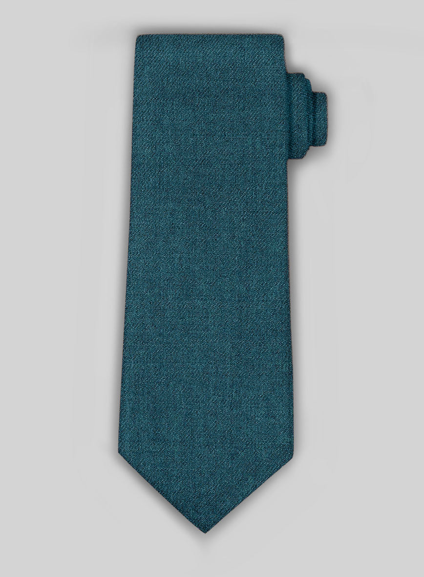 Tweed Tie - Naples Teal Blue - StudioSuits