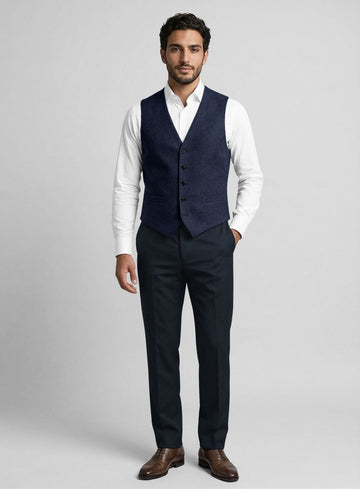 Tweed Waist Coat - StudioSuits