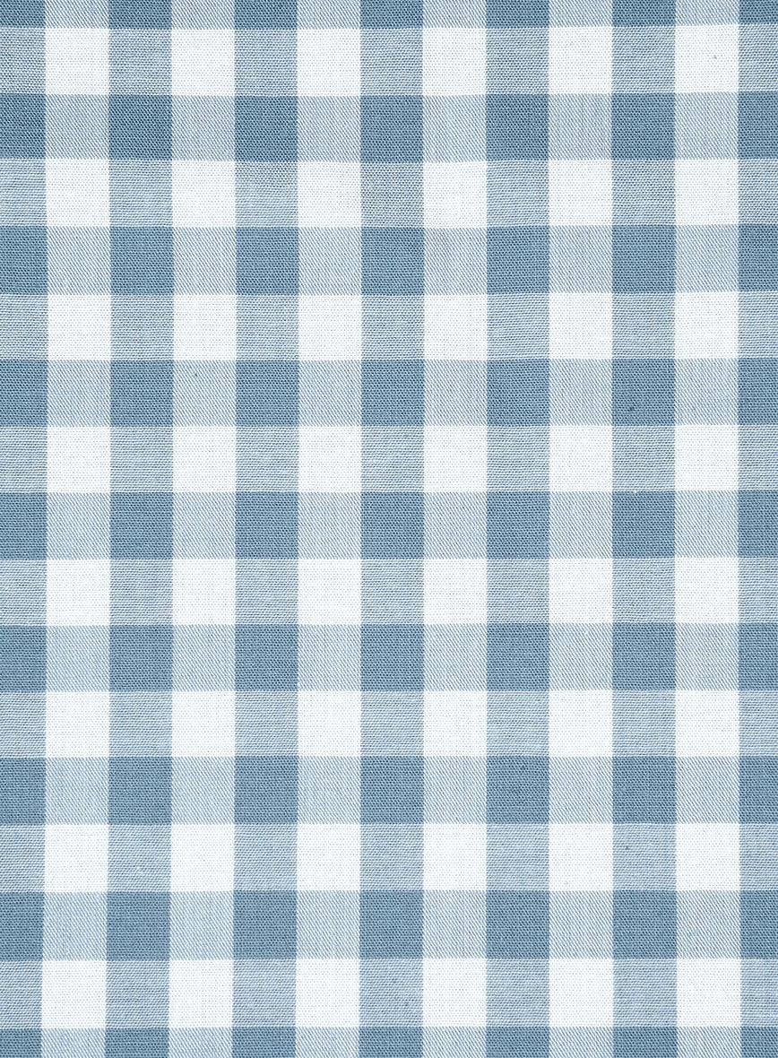 Urban Check Cotton Lycra Shirt - StudioSuits