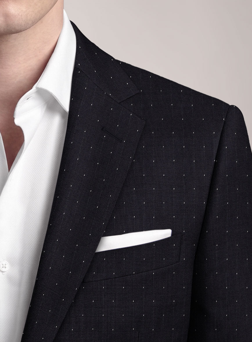 VBC Perennial Azure Fleck Stripe Wool Jacket - StudioSuits