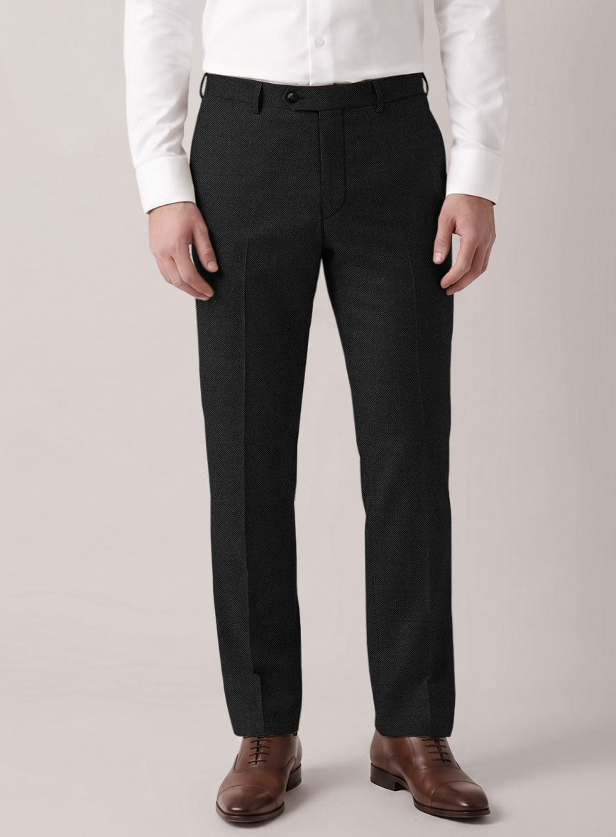 VBC Perennial Black Wool Pants - StudioSuits