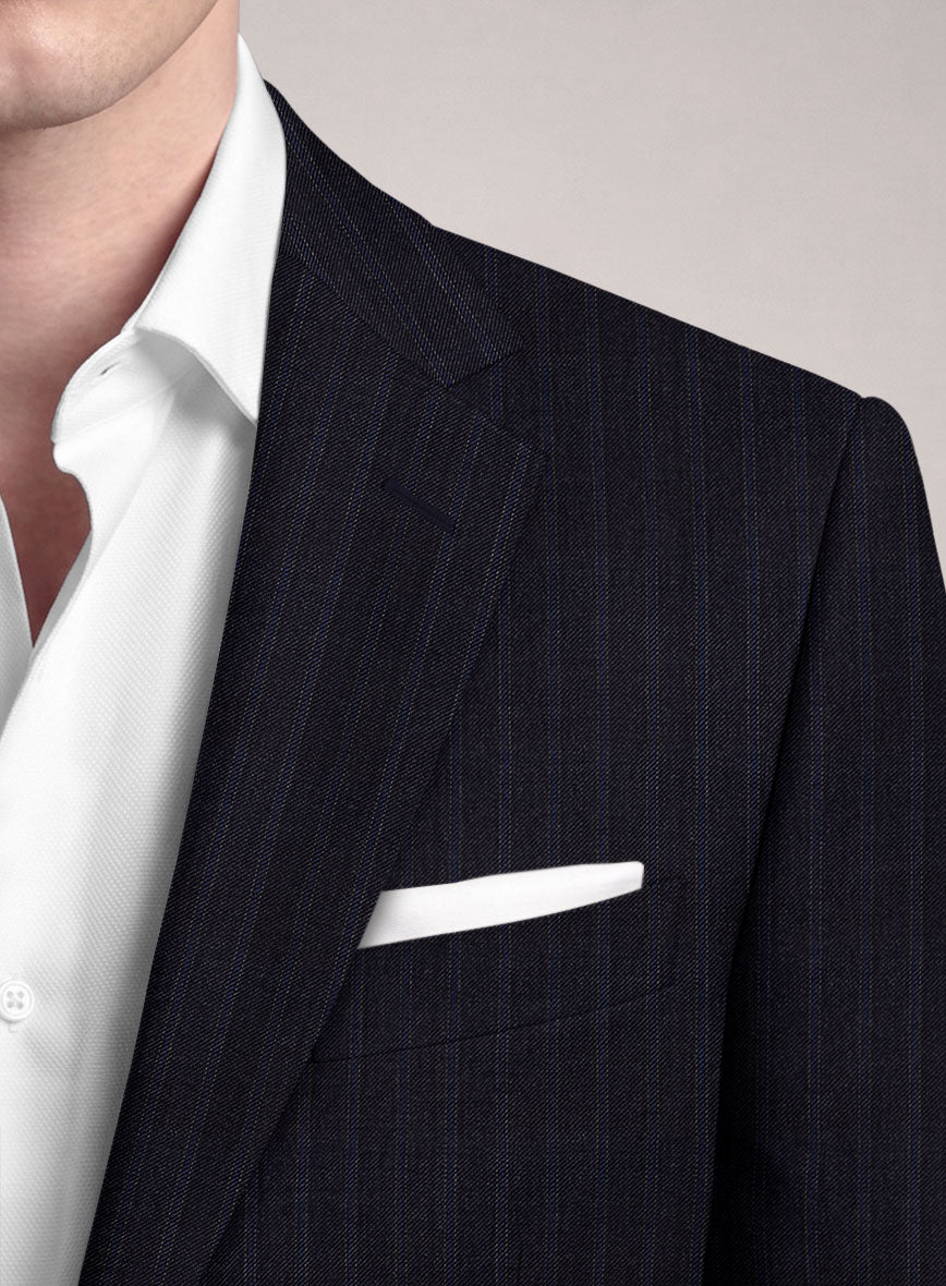 VBC Perennial Cobalt Pinstripe Wool Suit - StudioSuits