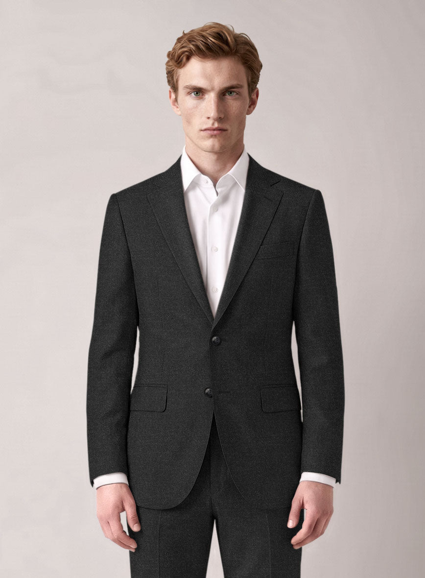 VBC Perennial Dark Iron Gray Wool Jacket - StudioSuits