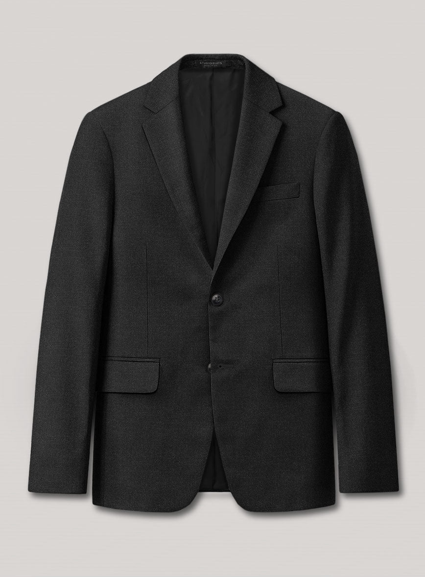 VBC Perennial Dark Iron Gray Wool Jacket - StudioSuits