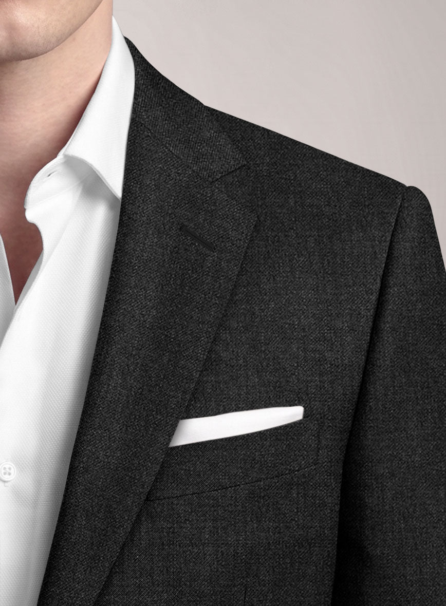 VBC Perennial Deep Gray Wool Jacket - StudioSuits