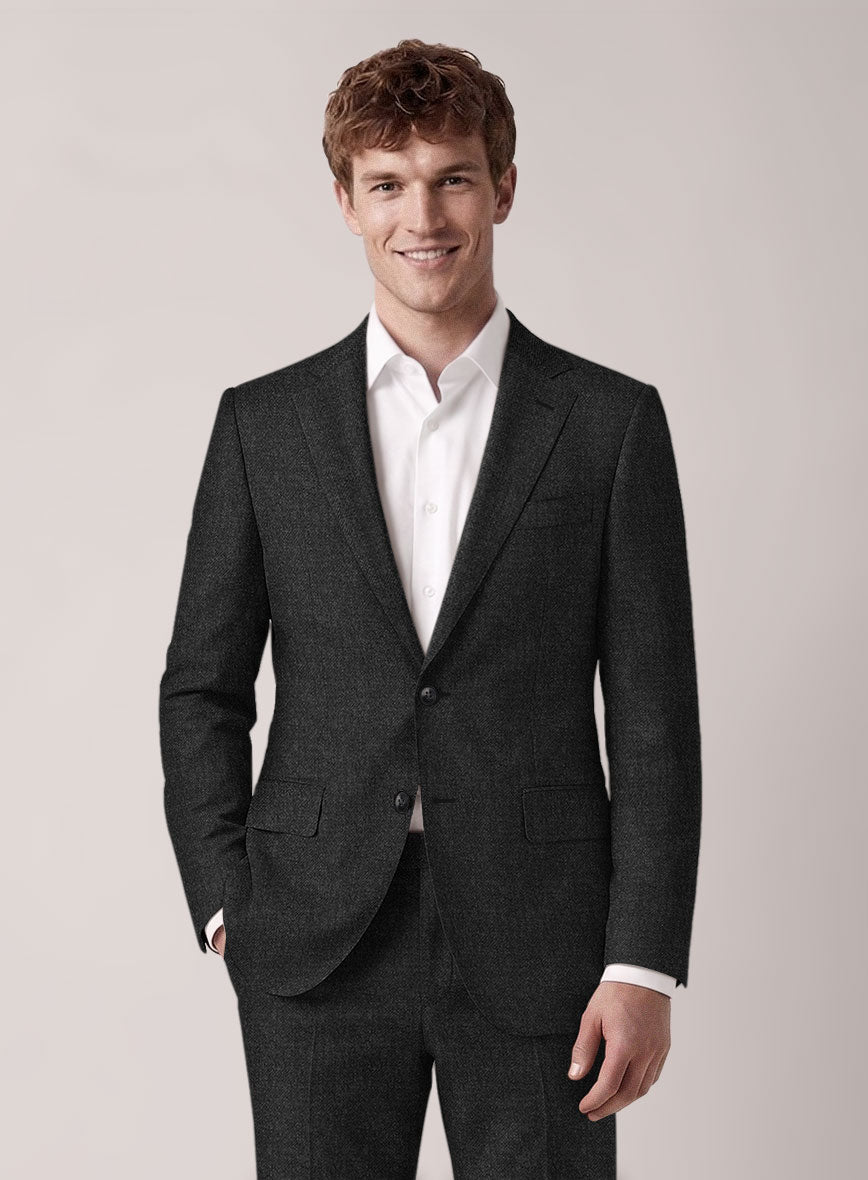 VBC Perennial Deep Gray Wool Suit - StudioSuits