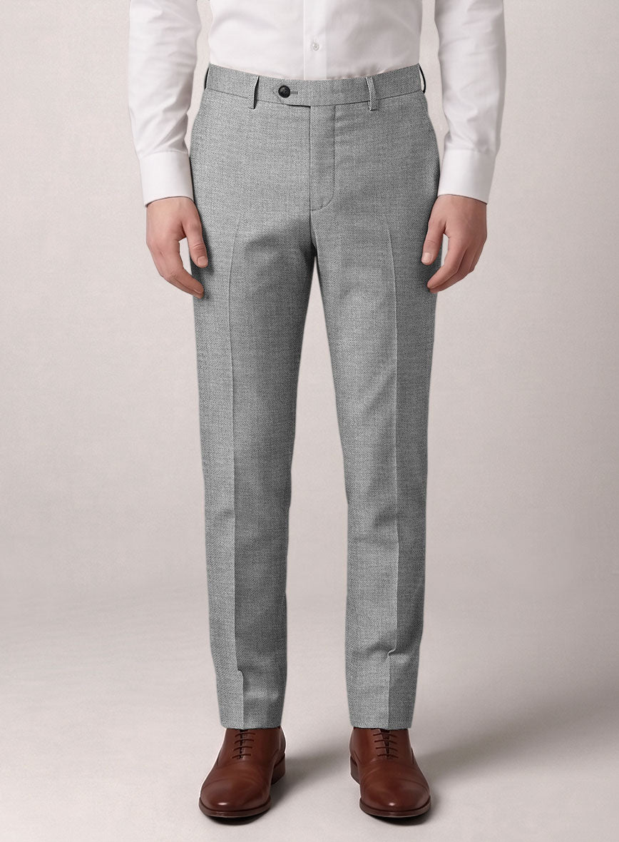 VBC Perennial Elint Gray Wool Pants - StudioSuits