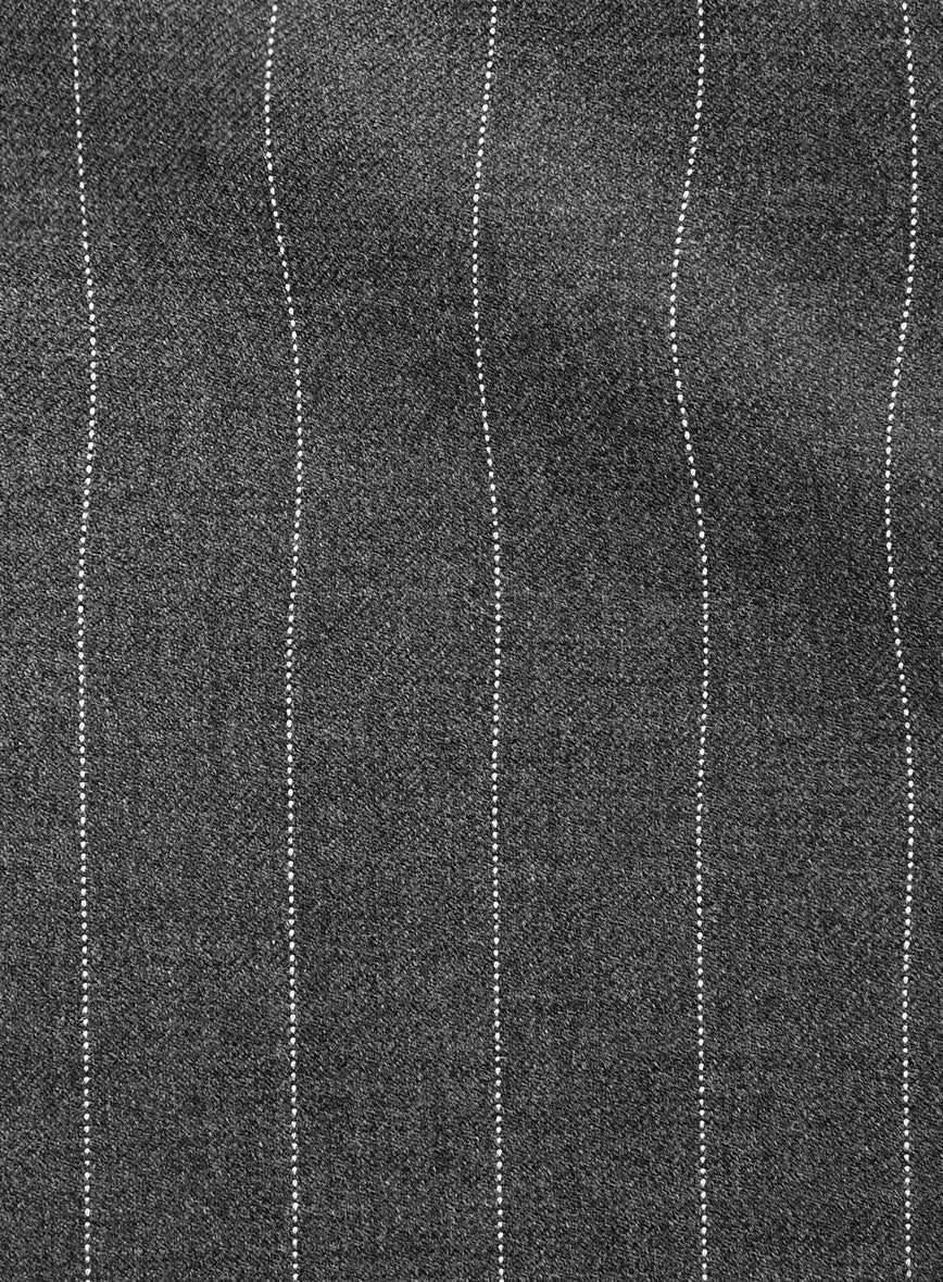 VBC Perennial Gray Pinstripe Wool Jacket - StudioSuits