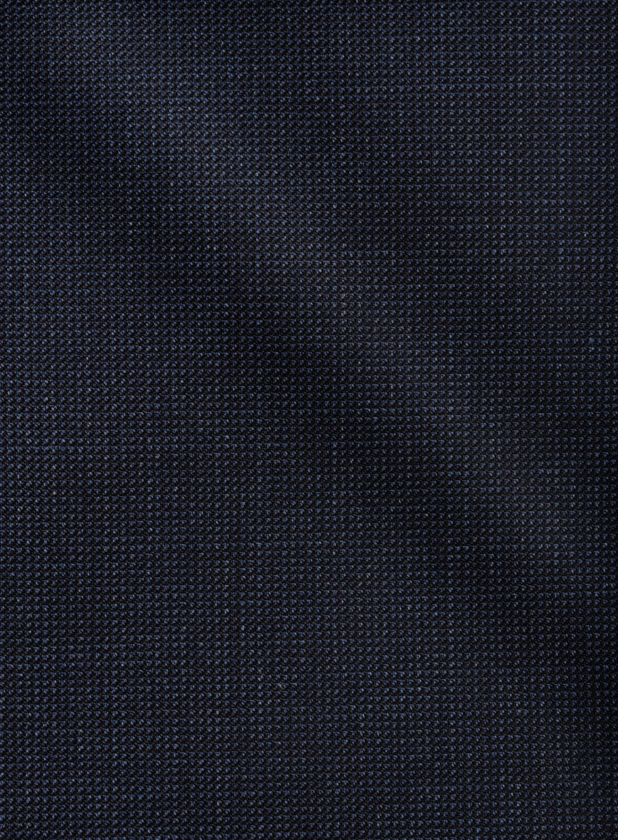 VBC Perennial Ink Blue Mini Birdseye Wool Suit - StudioSuits