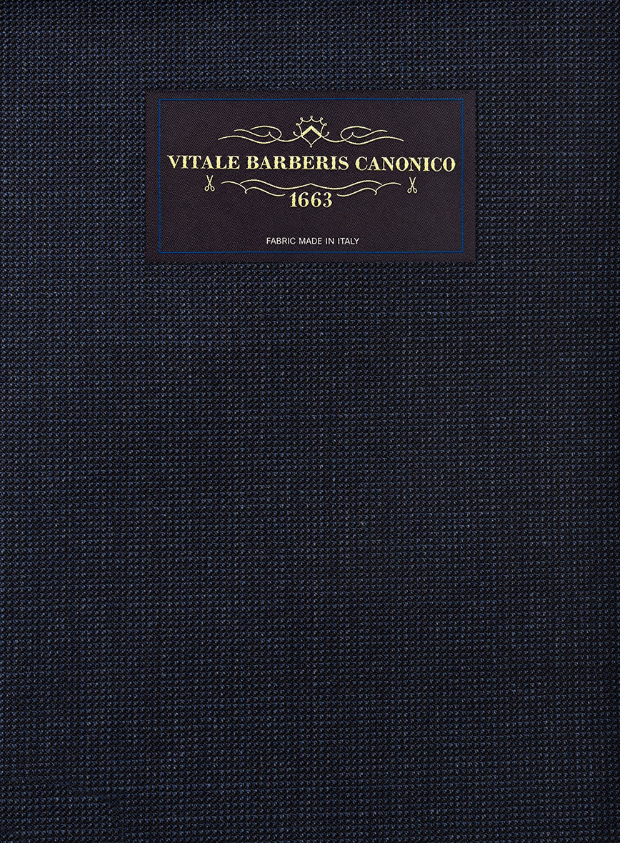 VBC Perennial Ink Blue Mini Birdseye Wool Suit - StudioSuits