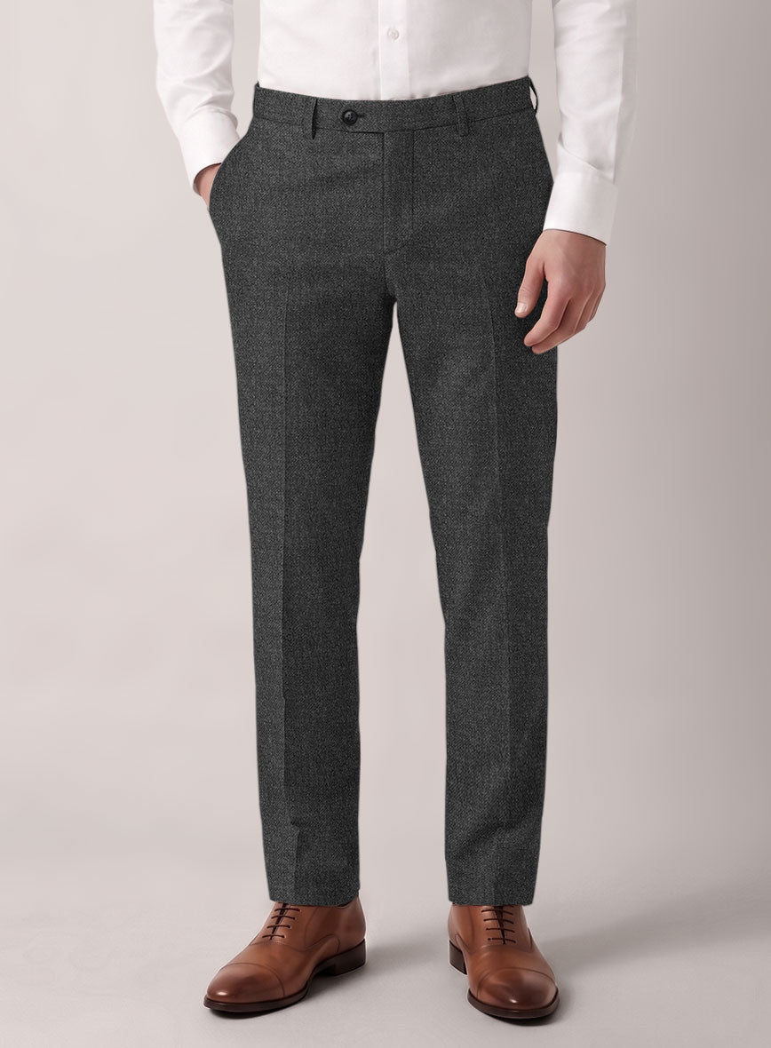 VBC Perennial Iron Gray Wool Pants - StudioSuits
