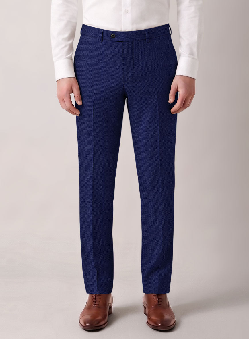 VBC Perennial Jet Blue Wool Pants - StudioSuits