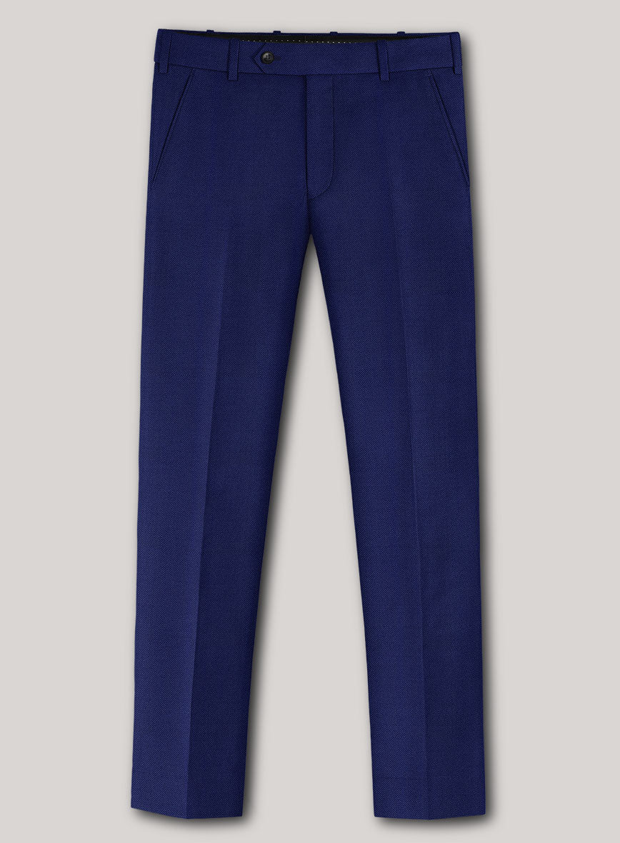 VBC Perennial Jet Blue Wool Pants - StudioSuits