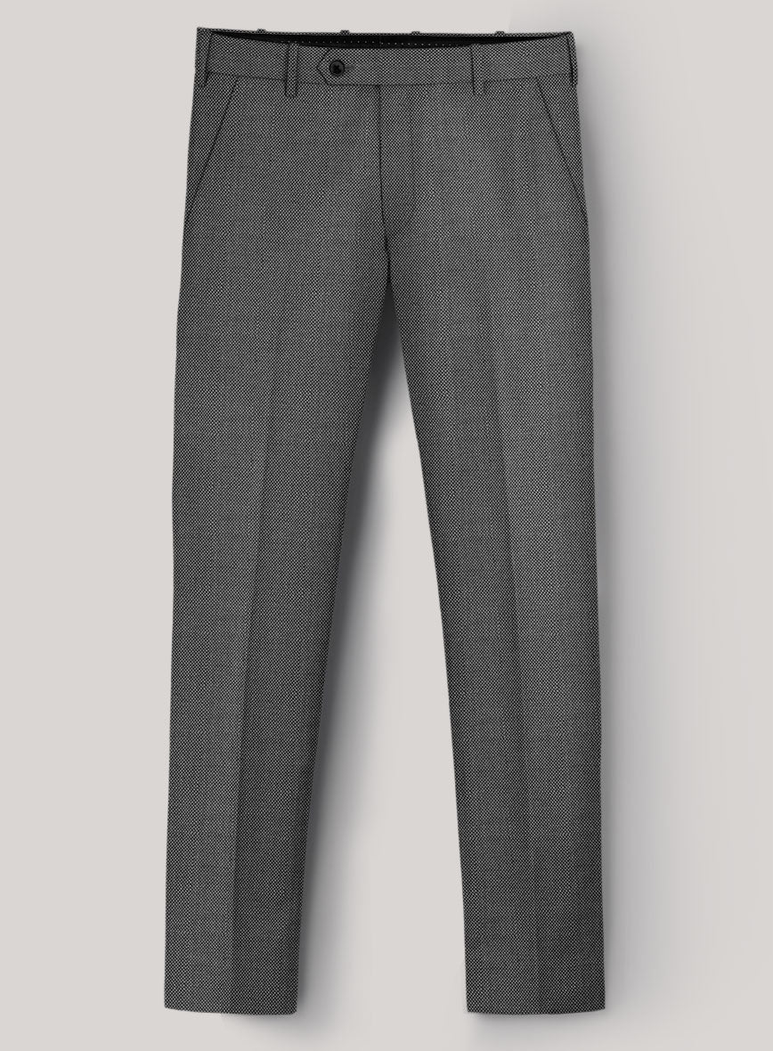 VBC Perennial Midnight Ash Birdseye Wool Pants - StudioSuits