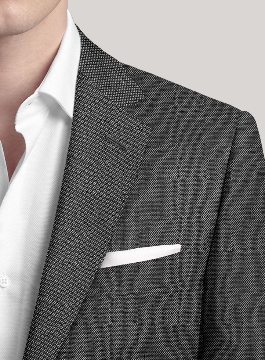 VBC Perennial Midnight Ash Birdseye Wool jacket - StudioSuits