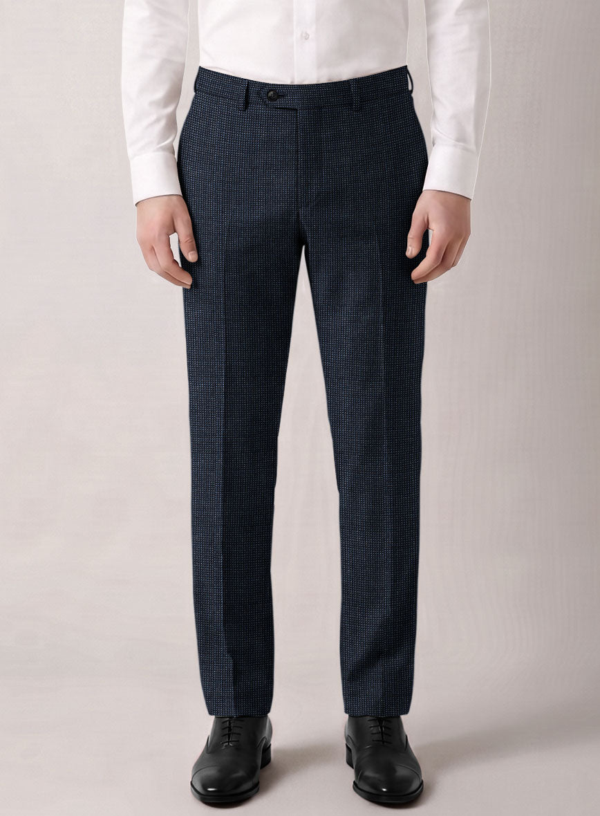VBC Perennial Navy Mini Birdseye Wool Suit - StudioSuits